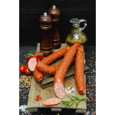Chorizo Santarosano Ahumado  5piesas 600g