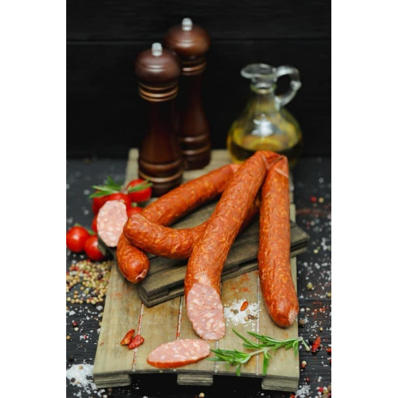Chorizo Santarosano Ahumado  5piesas 700g